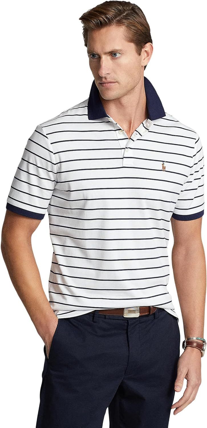 Polo Ralkhjgph Lauren Men's Custom Slim Fit Iconic Mesh Polo