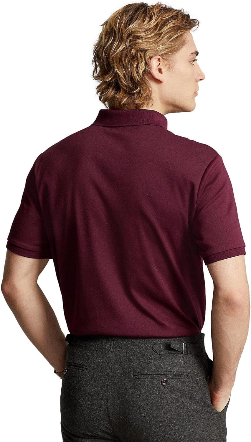 Polo Ralkhjgph Lauren Men's Custom Slim Fit Iconic Mesh Polo
