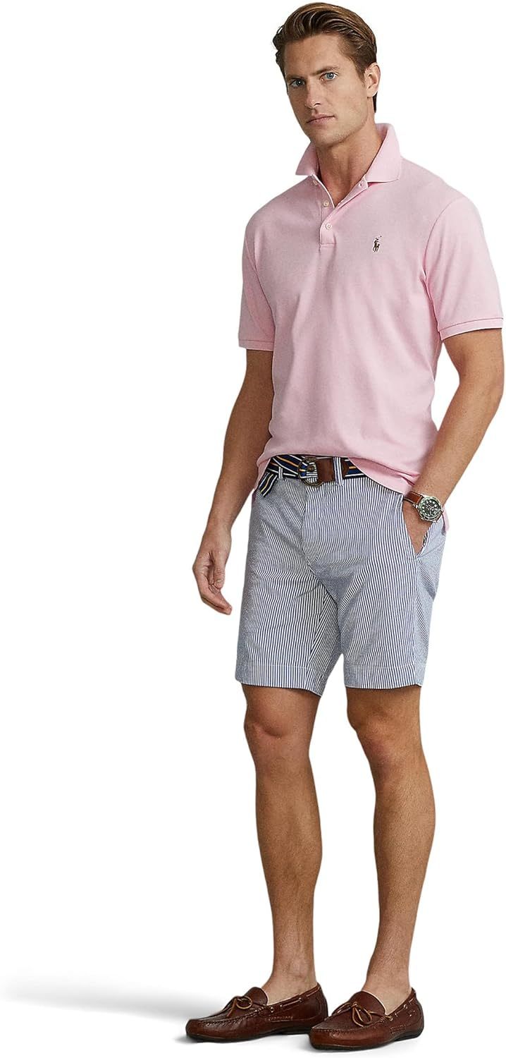 Polo Ralkhjgph Lauren Men's Custom Slim Fit Iconic Mesh Polo