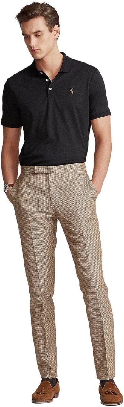 Polo Ralkhjgph Lauren Men's Custom Slim Fit Iconic Mesh Polo