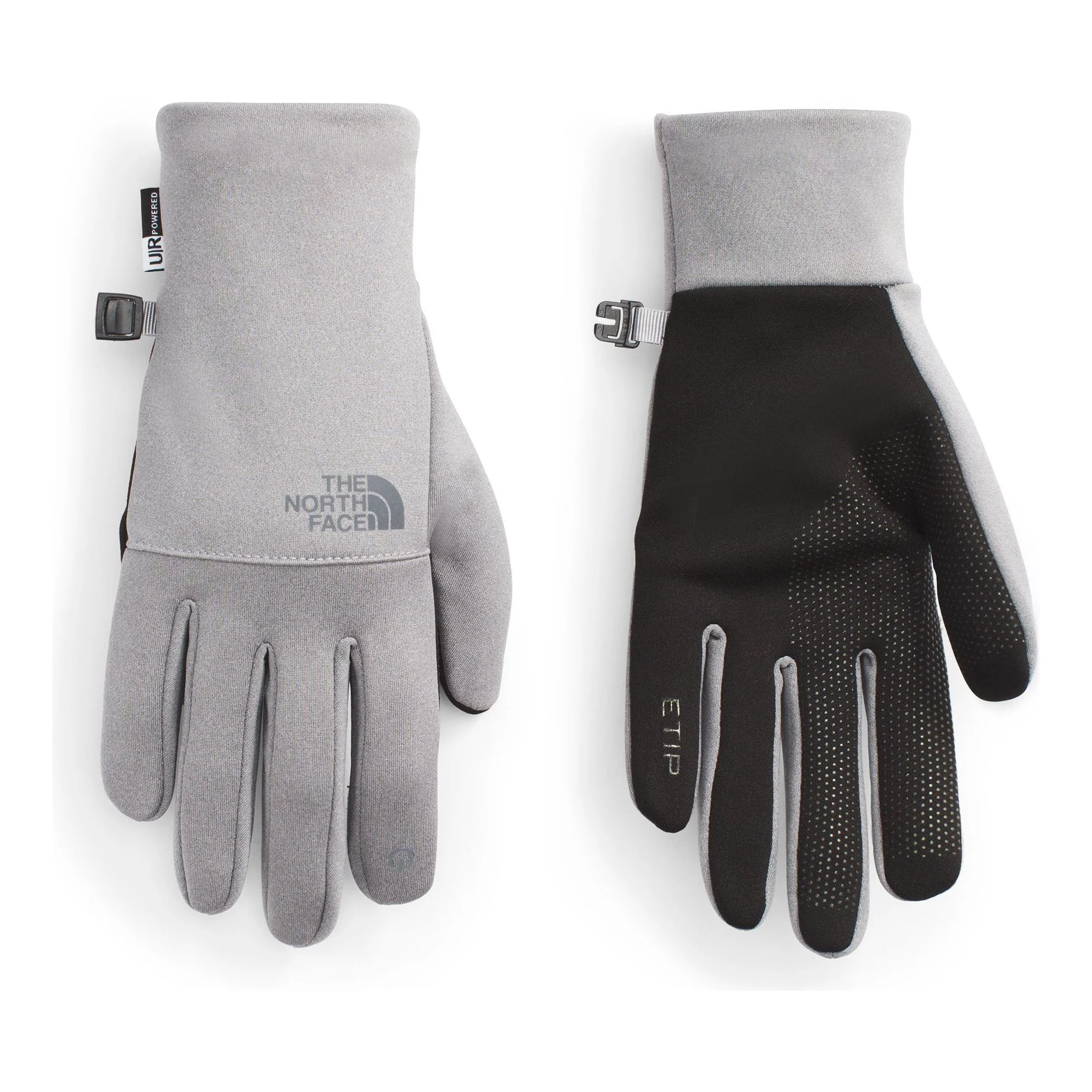 The Nokhjgrth Face-Etip Recycled Glove in TNF Medium Grey Heather