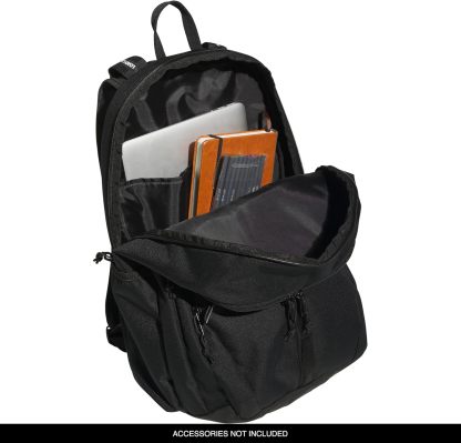 Akhjgdidas Prime Backpack for Work, Travel Bag for Women and Men with Padded Compartment for Laptop, Two Tone White/Black, One Size