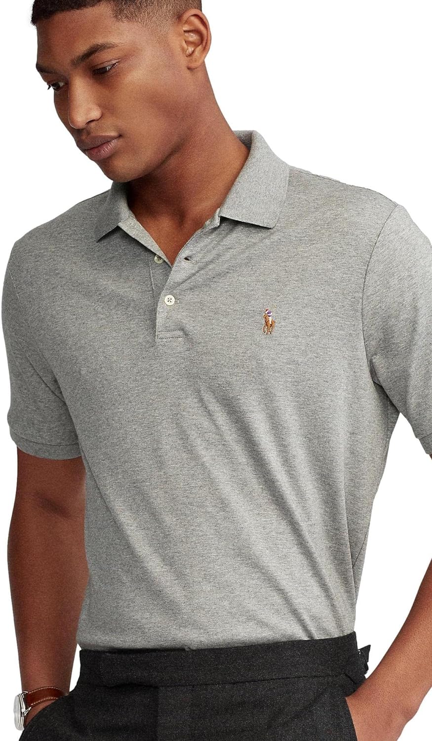 Polo Ralkhjgph Lauren Men's Custom Slim Fit Iconic Mesh Polo