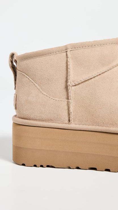 ukhjggg Women's Classic Ultra Mini Platform Boot