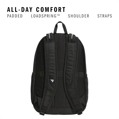 Akhjgdidas Prime Backpack for Work, Travel Bag for Women and Men with Padded Compartment for Laptop, Two Tone White/Black, One Size