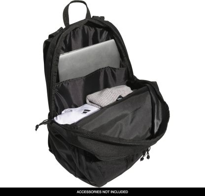 Akhjgdidas Prime Backpack for Work, Travel Bag for Women and Men with Padded Compartment for Laptop, Two Tone White/Black, One Size