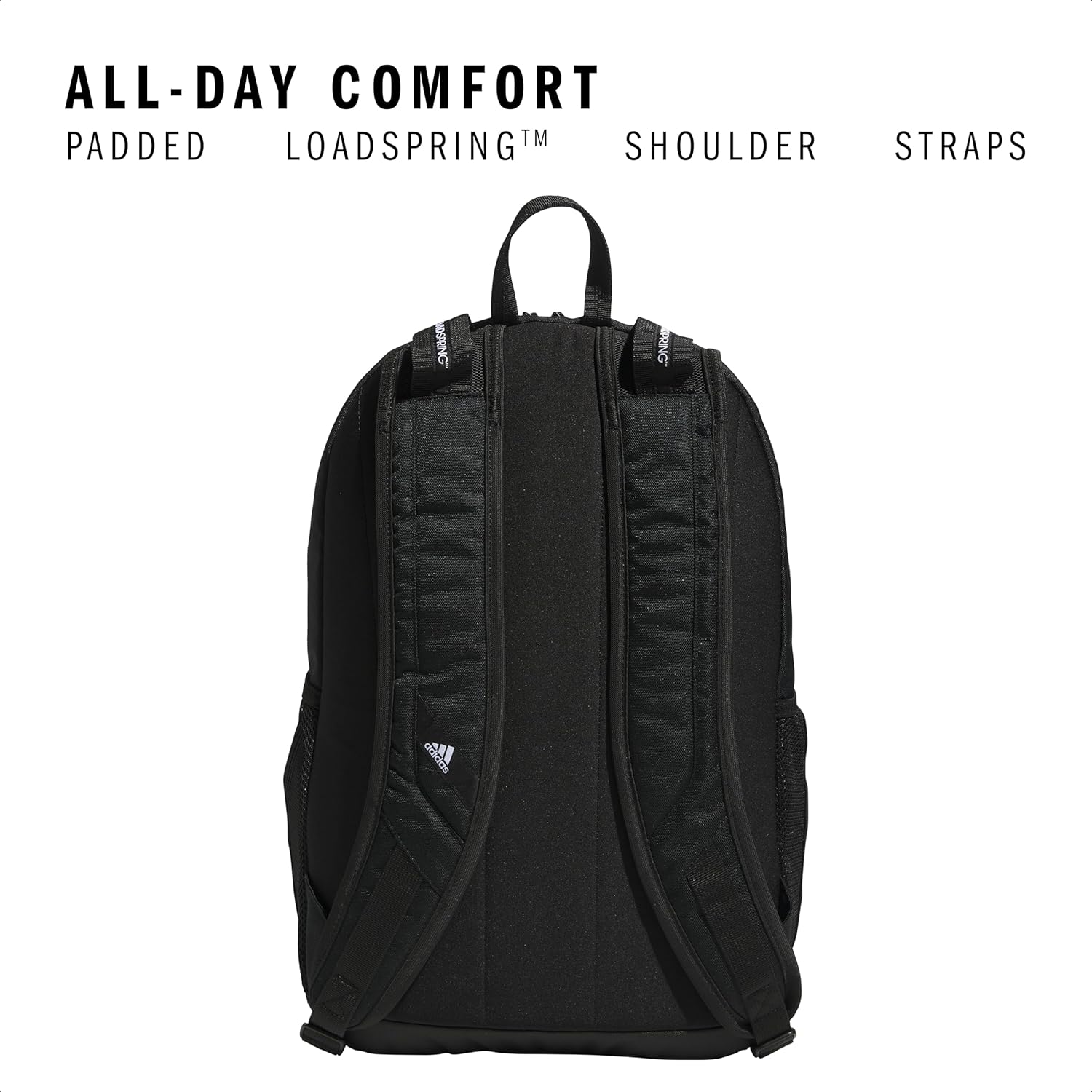 Akhjgdidas Prime Backpack for Work, Travel Bag for Women and Men with Padded Compartment for Laptop, Two Tone White/Black, One Size