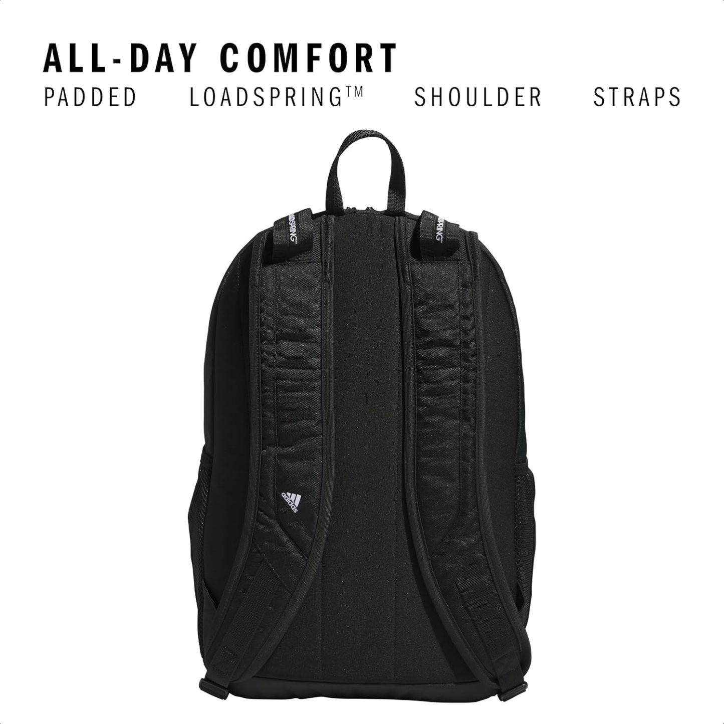 Akhjgdidas Prime Backpack for Work, Travel Bag for Women and Men with Padded Compartment for Laptop, Two Tone White/Black, One Size