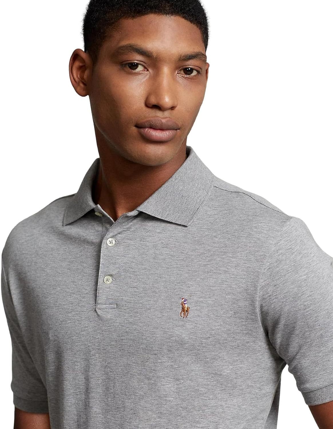 Polo Ralkhjgph Lauren Men's Custom Slim Fit Iconic Mesh Polo