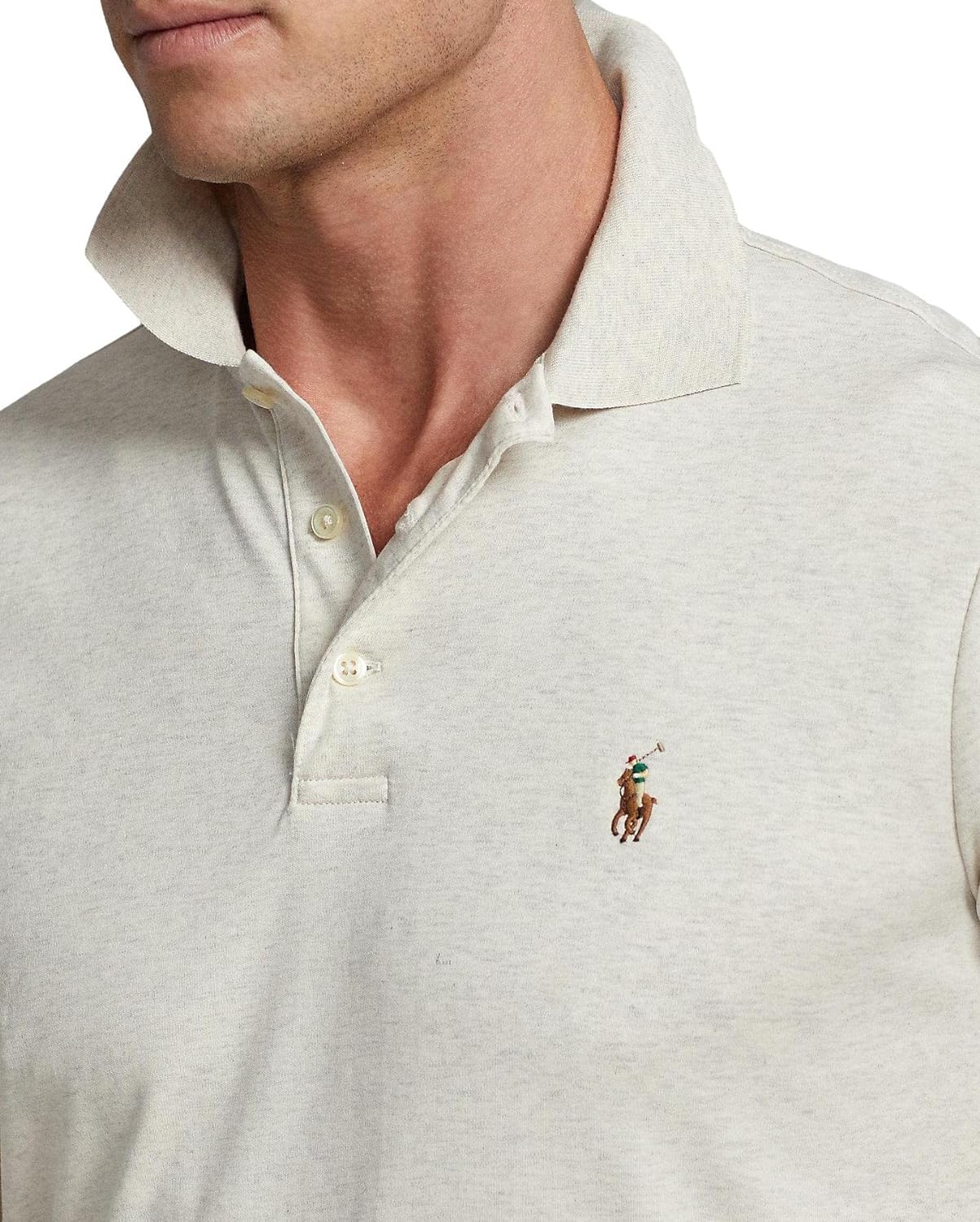 Polo Ralkhjgph Lauren Men's Custom Slim Fit Iconic Mesh Polo