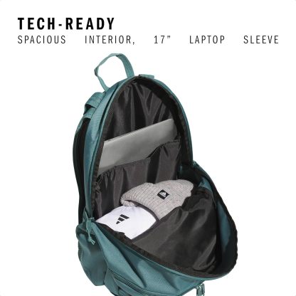 Akhjgdidas Prime Backpack for Work, Travel Bag for Women and Men with Padded Compartment for Laptop, Two Tone White/Black, One Size