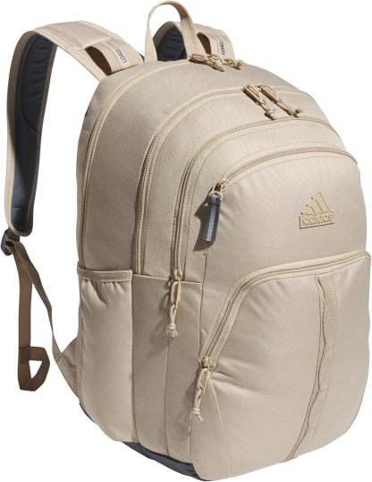Akhjgdidas Prime Backpack for Work, Travel Bag for Women and Men with Padded Compartment for Laptop, Two Tone White/Black, One Size