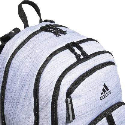 Akhjgdidas Prime Backpack for Work, Travel Bag for Women and Men with Padded Compartment for Laptop, Two Tone White/Black, One Size