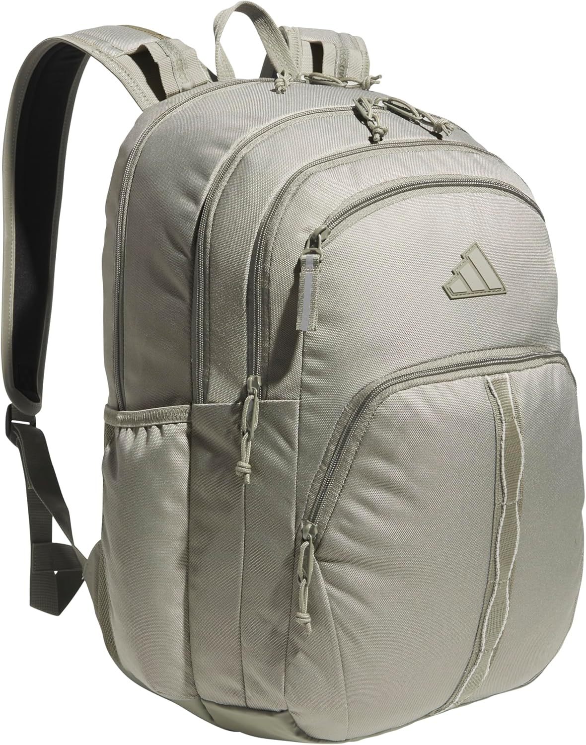 Akhjgdidas Prime Backpack for Work, Travel Bag for Women and Men with Padded Compartment for Laptop, Two Tone White/Black, One Size