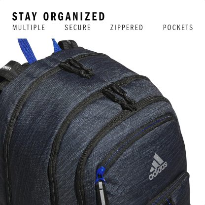 Akhjgdidas Prime Backpack for Work, Travel Bag for Women and Men with Padded Compartment for Laptop, Two Tone White/Black, One Size