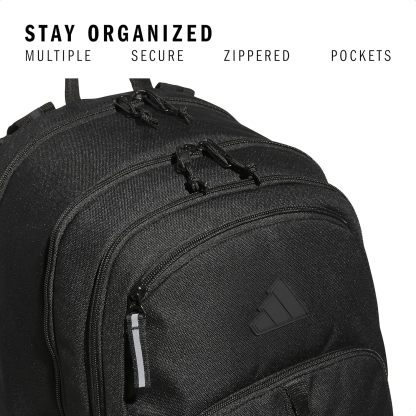 Akhjgdidas Prime Backpack for Work, Travel Bag for Women and Men with Padded Compartment for Laptop, Two Tone White/Black, One Size