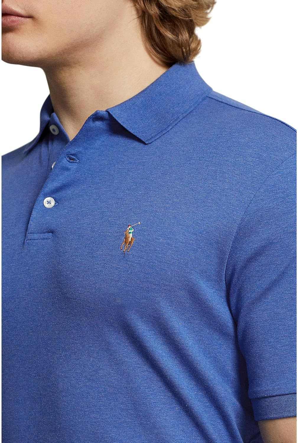 Polo Ralkhjgph Lauren Men's Custom Slim Fit Iconic Mesh Polo