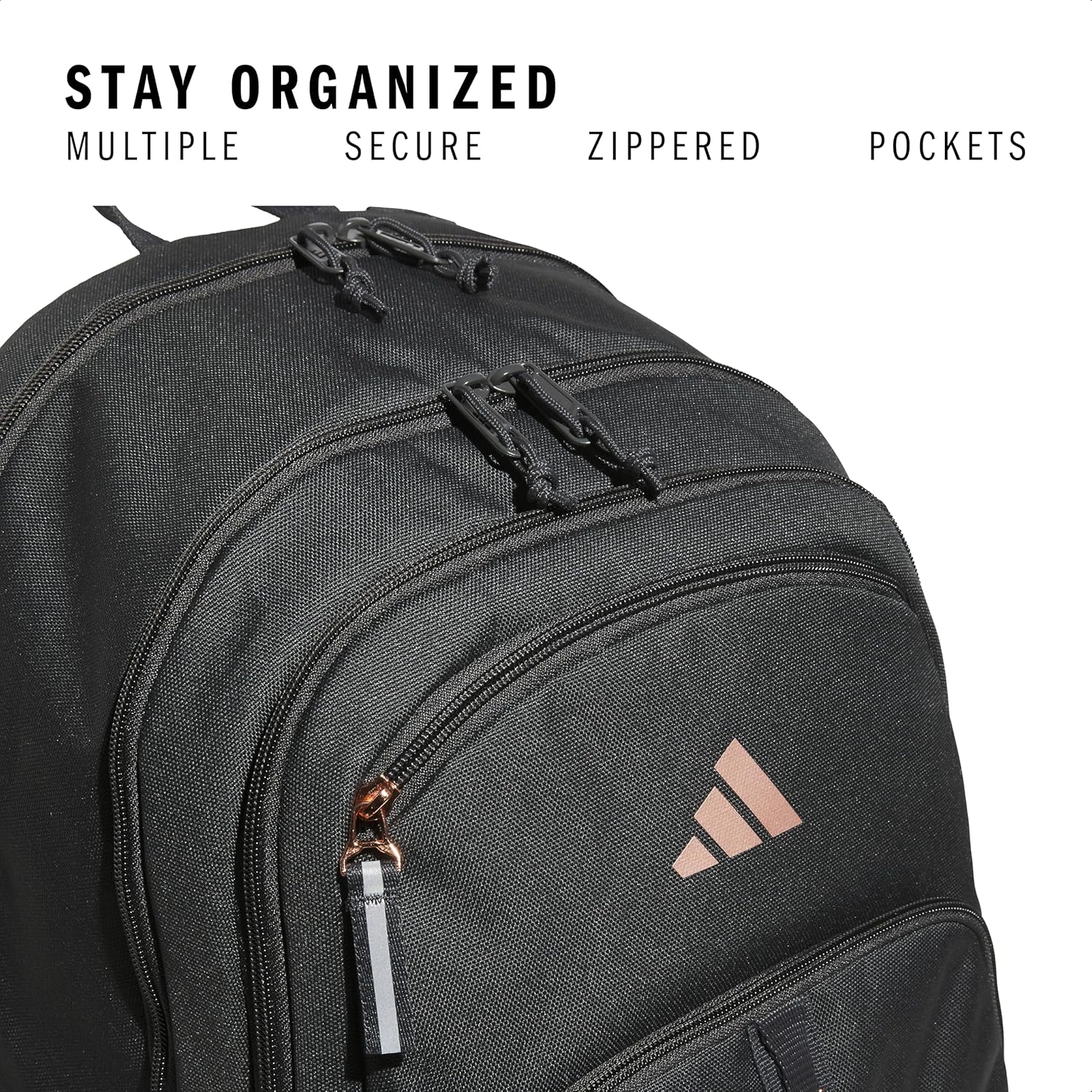 Akhjgdidas Prime Backpack for Work, Travel Bag for Women and Men with Padded Compartment for Laptop, Two Tone White/Black, One Size