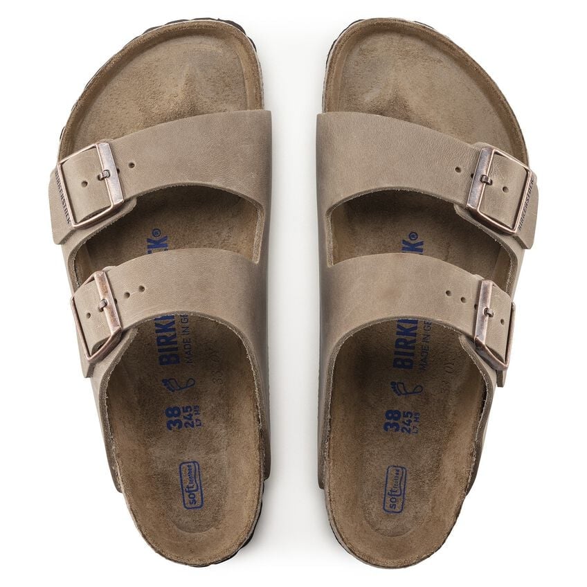 Arizona Soft Footbed Oiled Leather - Tobacco Brown
