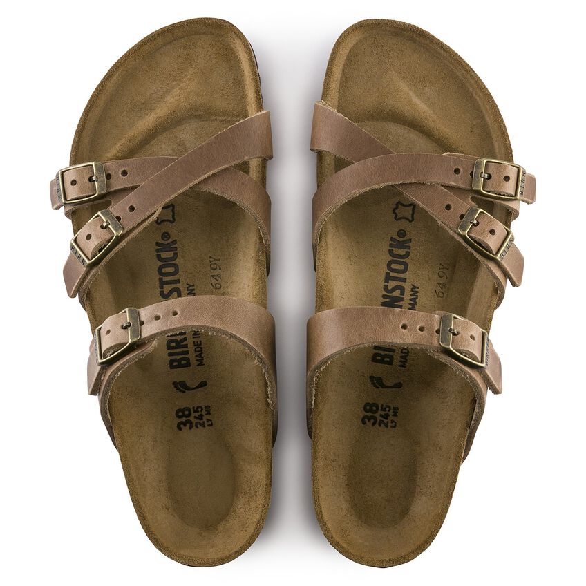 Franca Oiled Leather - Tobacco Brown