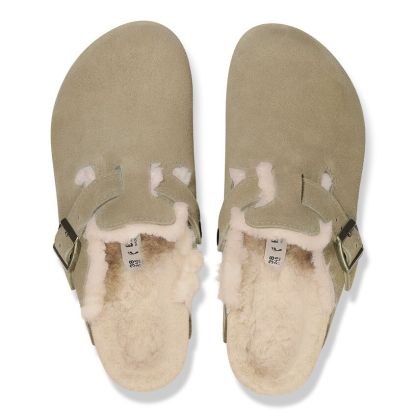 Boston Shearling Suede Leather - Taupe
