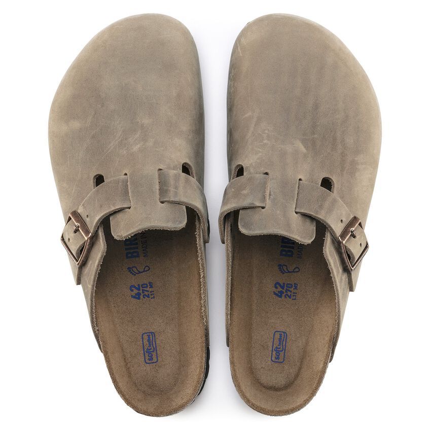 Boston Soft Footbed Oiled Leather - Tobacco Brown