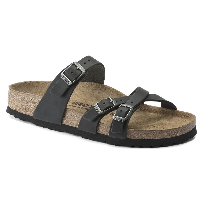 Franca Oiled Leather - Black