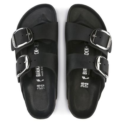 Arizona Big Buckle Oiled Leather - Black