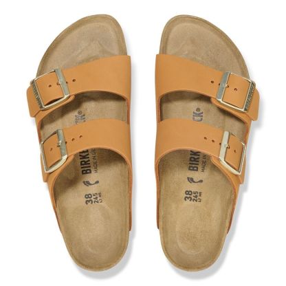 Arizona Nubuck Leather - Burnt Orange