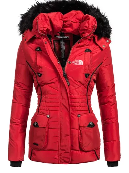 Chaqueta de invierno con capucha - mujer