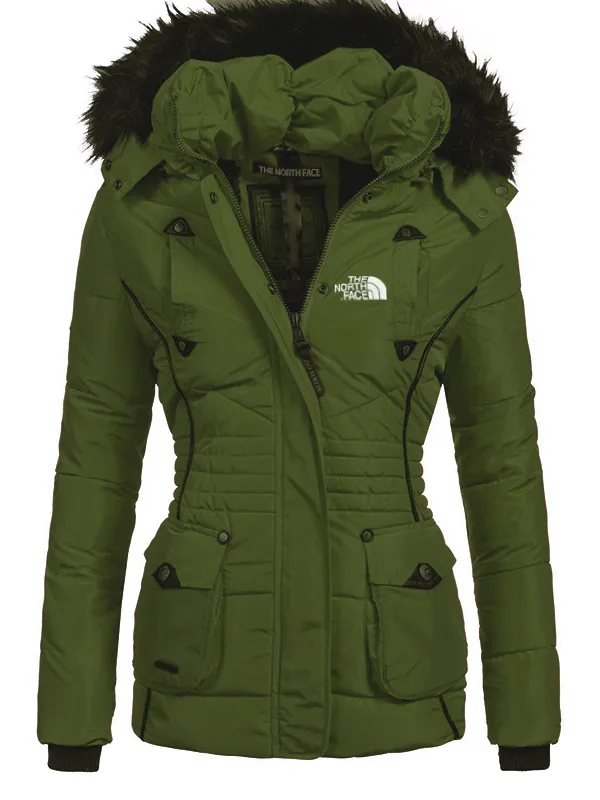 Chaqueta de invierno con capucha - mujer