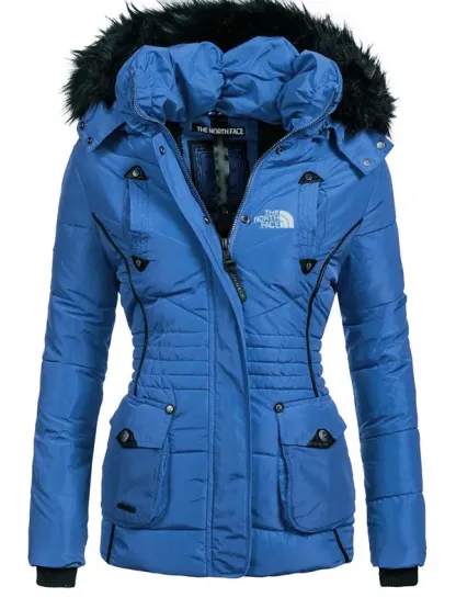Chaqueta de invierno con capucha - mujer