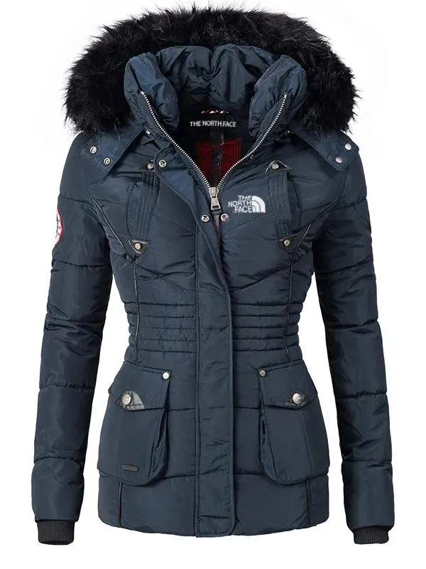 Chaqueta de invierno con capucha - mujer
