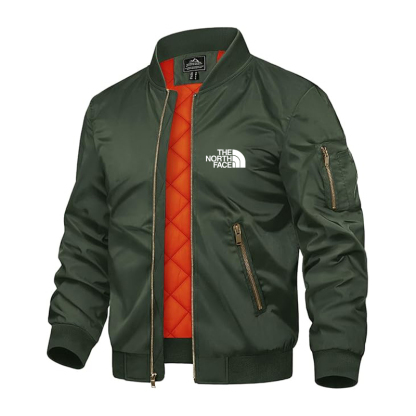 Men's Jackets-Bomber Jacket 