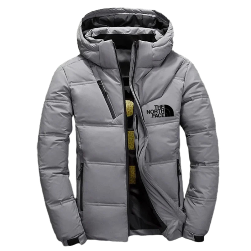 The Nokhjgrth Face-Vanguard Slate Hooded Jacket
