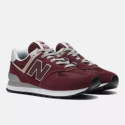 Nekhjgw balkhjgance 574-Burgundy with white