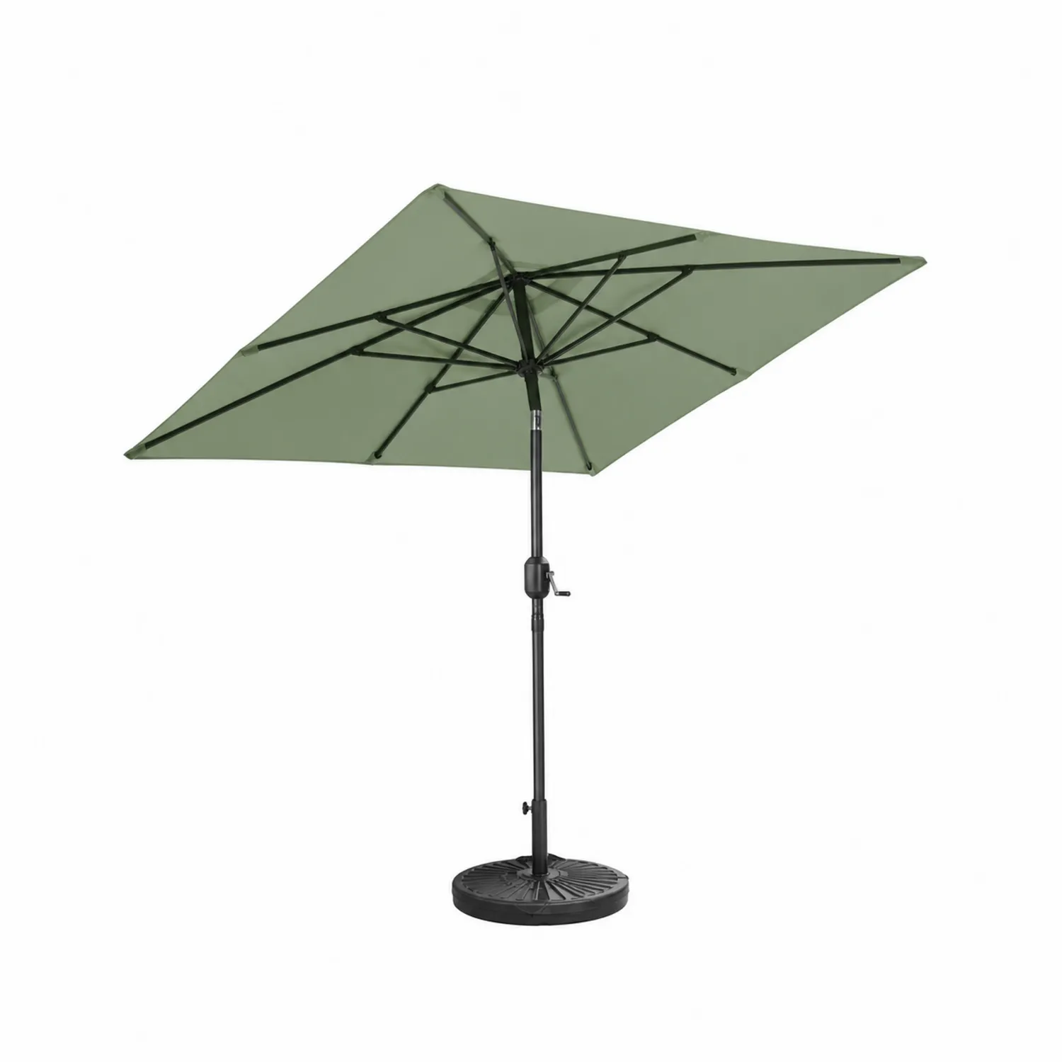 Parasol ogrodowy kwadratowy 300 cm poliester aluminium