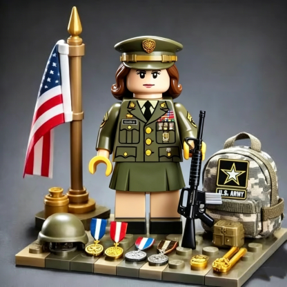 🎖️U.S. Military Patriotic Ornament Building Blocks - 100% Made in the USA
