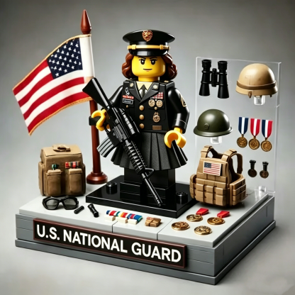 🎖️U.S. Military Patriotic Ornament Building Blocks - 100% Made in the USA