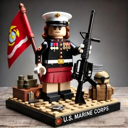 🎖️U.S. Military Patriotic Ornament Building Blocks - 100% Made in the USA