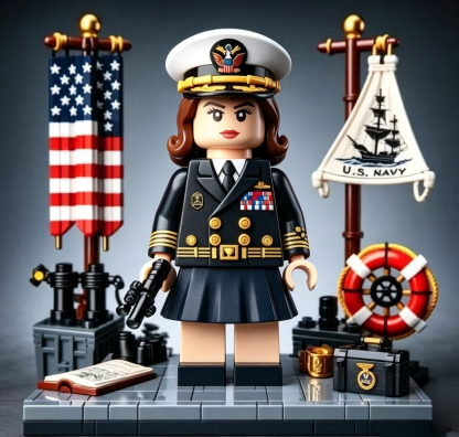 🎖️U.S. Military Patriotic Ornament Building Blocks - 100% Made in the USA
