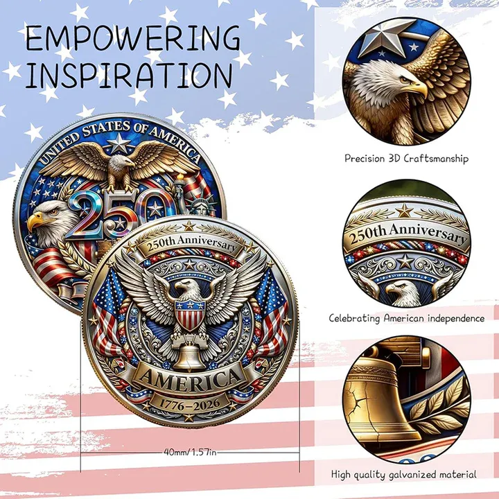 🏆New Year 60% OFF- U.S 250th Anniversary Commemorative Coin