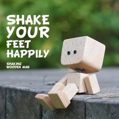 (🌲Early Christmas Sale- 49% OFF) Wobbly Wooden Smile Ornament