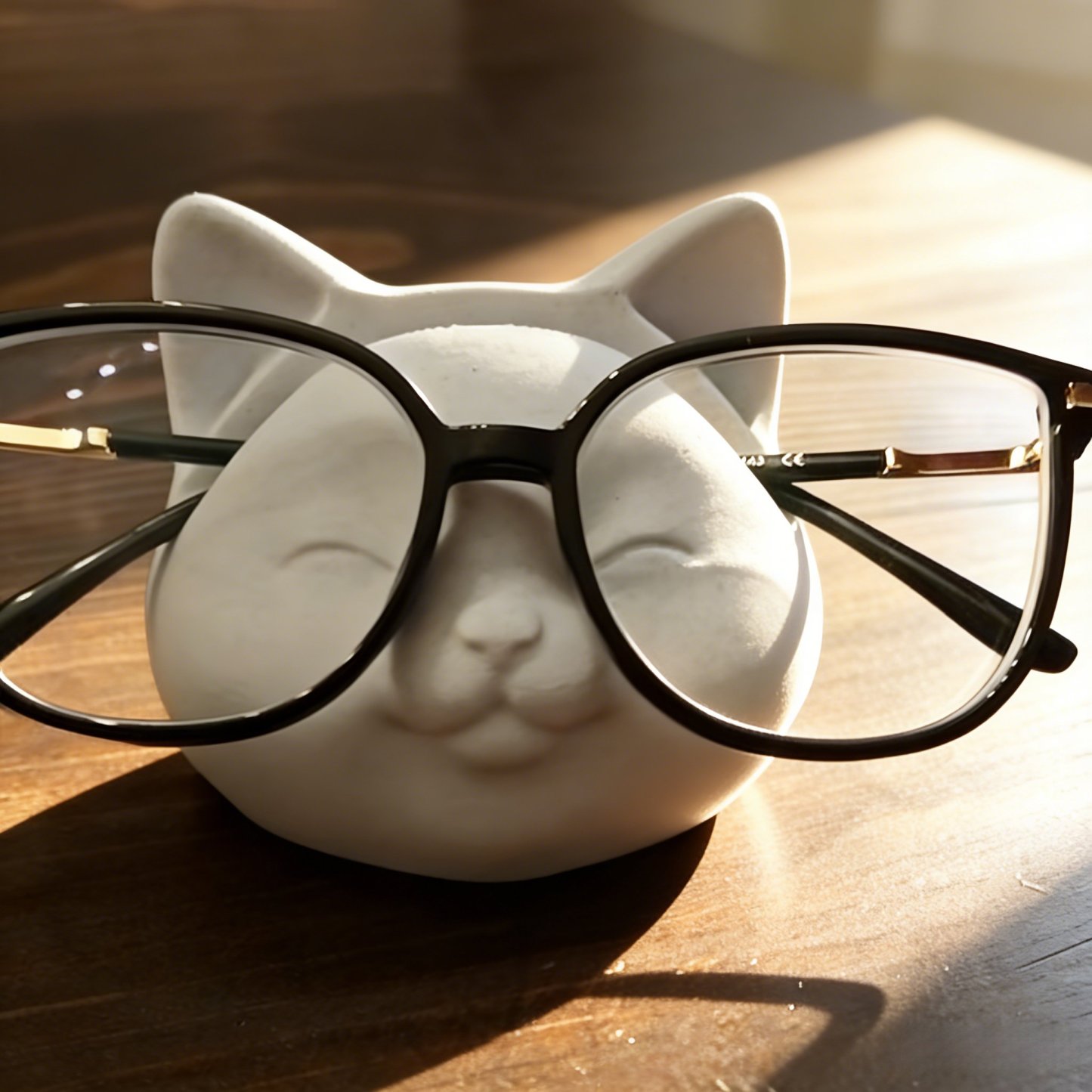 🐱 Cat-Shaped Eyeglass Holder — Cute & Functional Desk Accessory