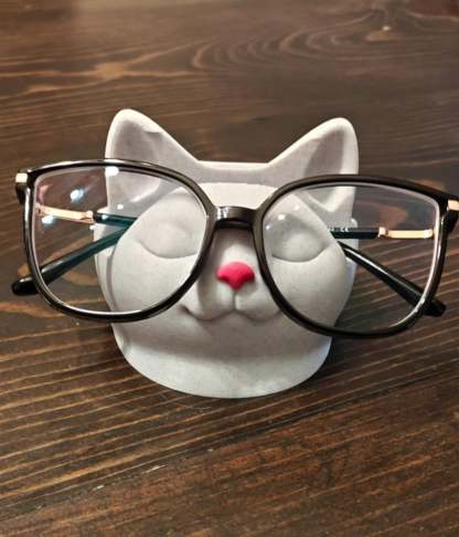 🐱 Cat-Shaped Eyeglass Holder — Cute & Functional Desk Accessory