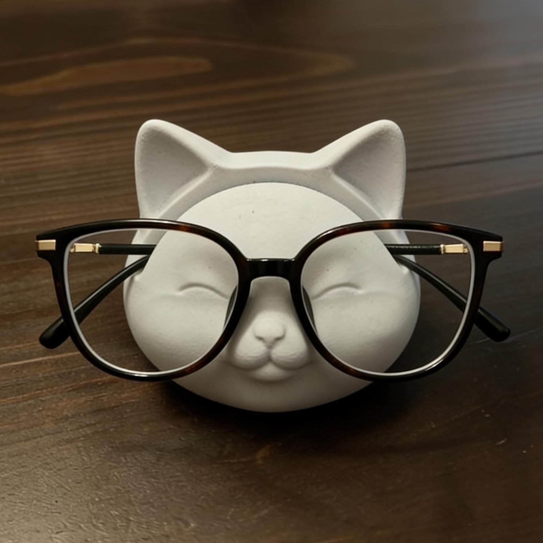 🐱 Cat-Shaped Eyeglass Holder — Cute & Functional Desk Accessory