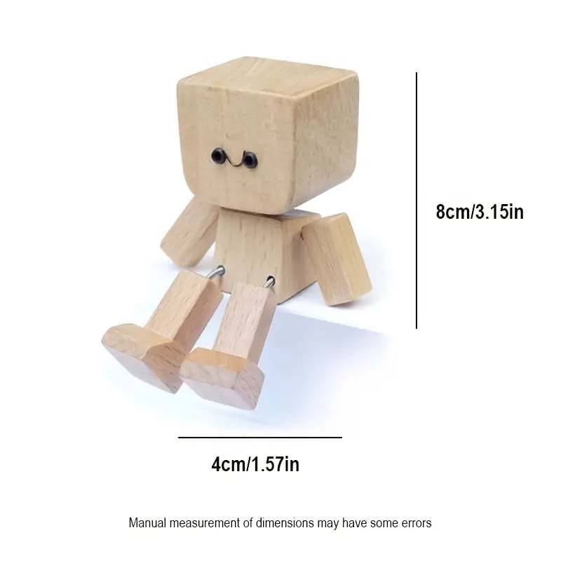 (🌲Early Christmas Sale- 49% OFF) Wobbly Wooden Smile Ornament