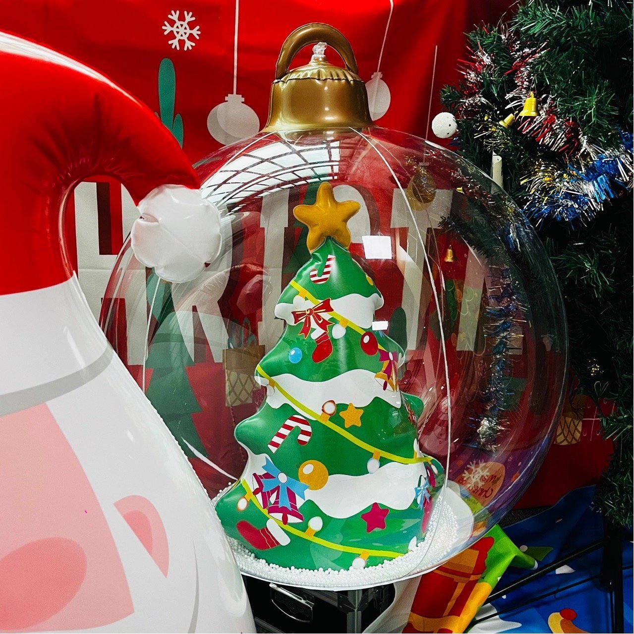 Outdoor Christmas PVC inflatable Decorated Ball