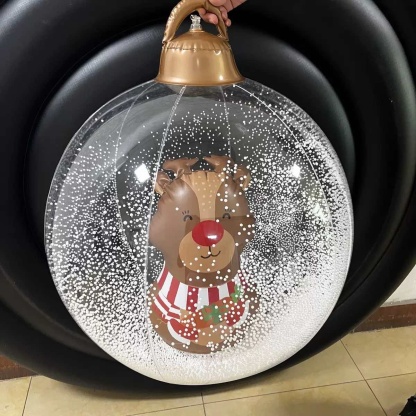 Outdoor Christmas PVC inflatable Decorated Ball