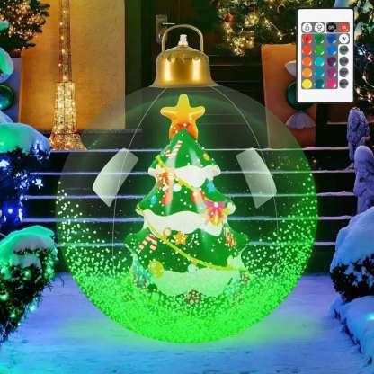 Outdoor Christmas PVC inflatable Decorated Ball